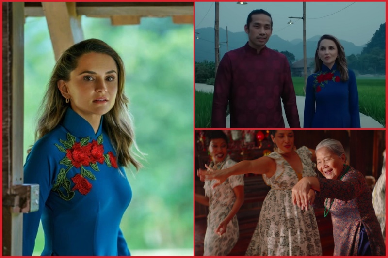 Ao Dai in Vietnam in A Tourist's Guide to Love Film